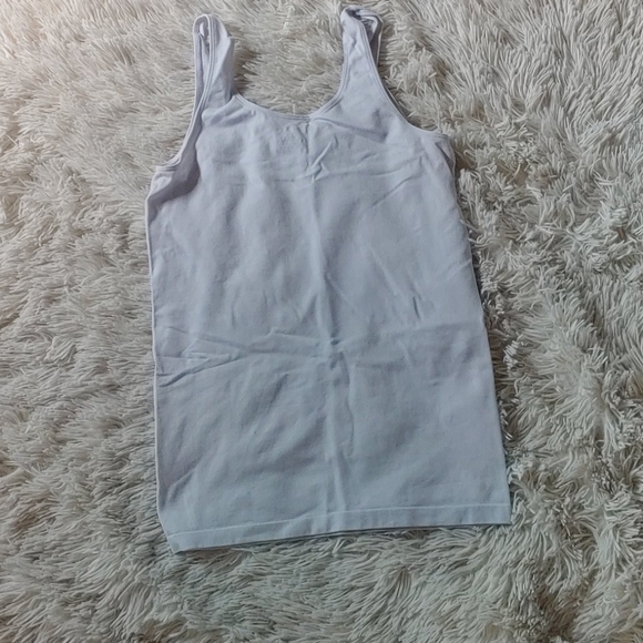 White unisex tank top - Picture 2 of 2